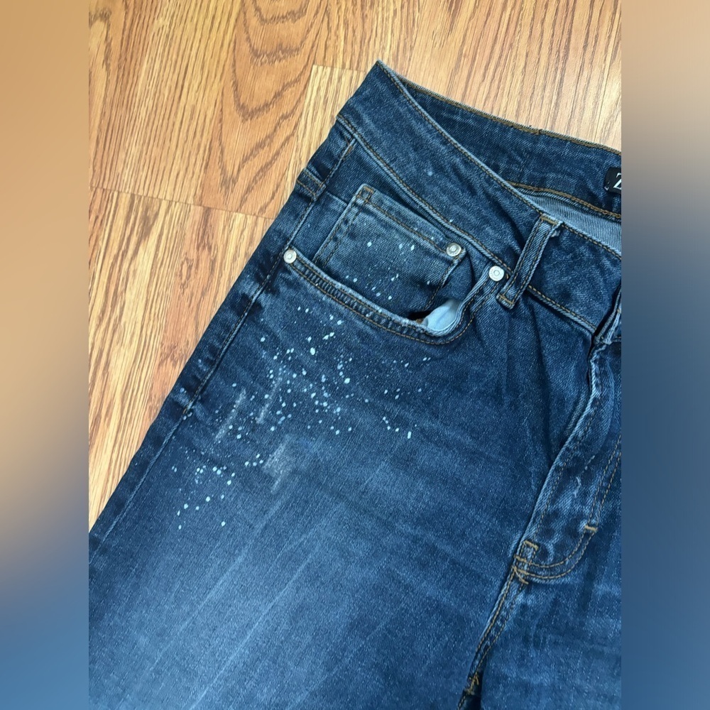 Zara denim splatter paint 32 - Picture 5 of 11